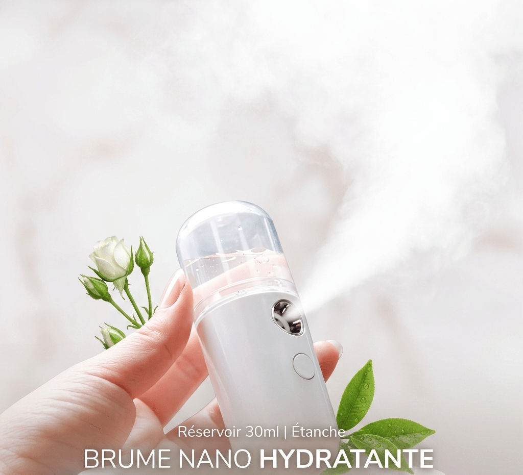 Le Brumeur Nano - Hydratant Fraîcheur et Éclat Brume ultra - fine - Rose 30ml - Lessentielle
